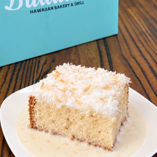 Toasted Coconut Tres Leches Cake.