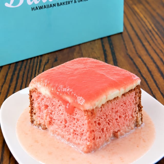 Guava Tres Leche Cake.