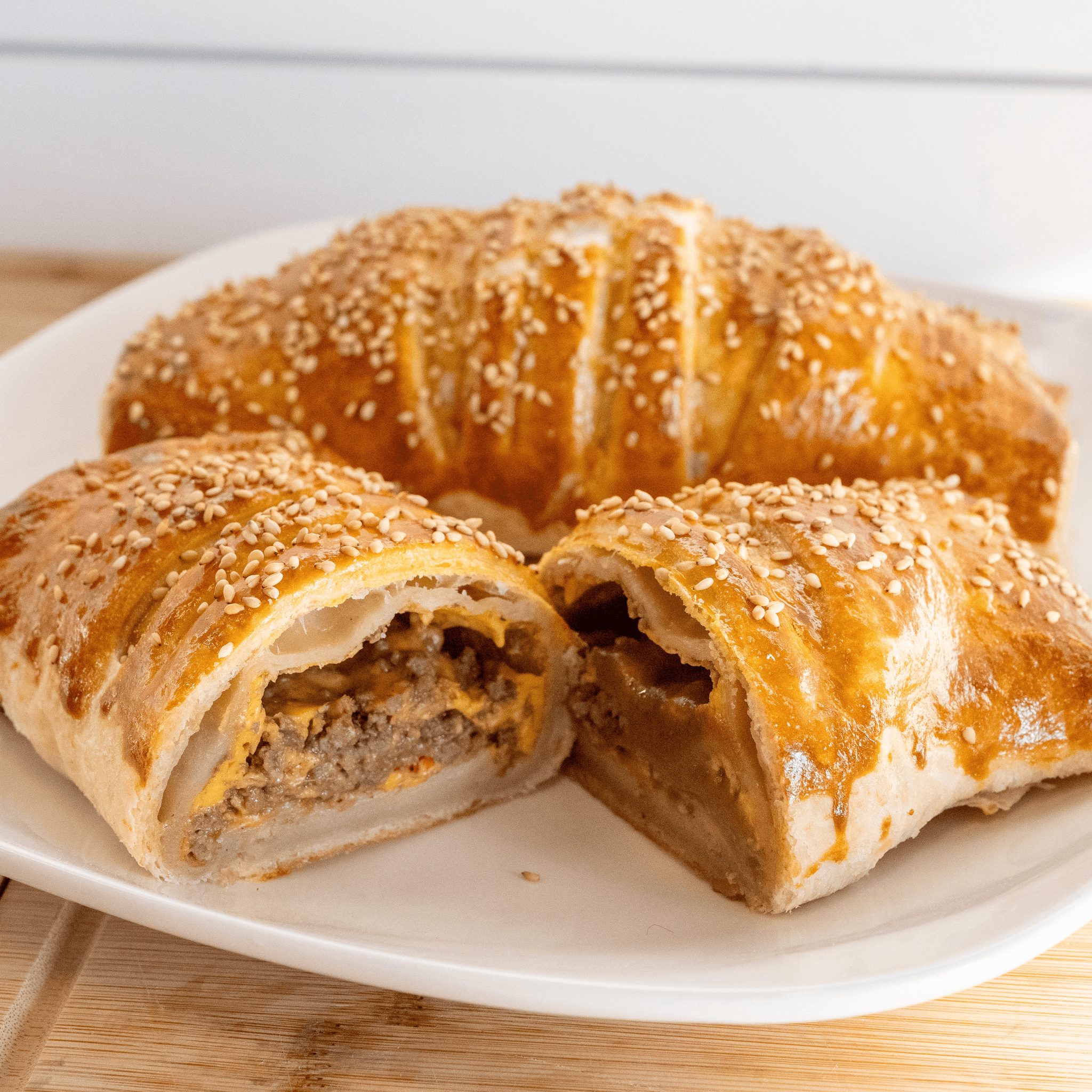 Mince & Cheese Roll.